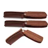 Amazon Best Selling Pocket Size Folding Red Wooden Beard Comb For Men