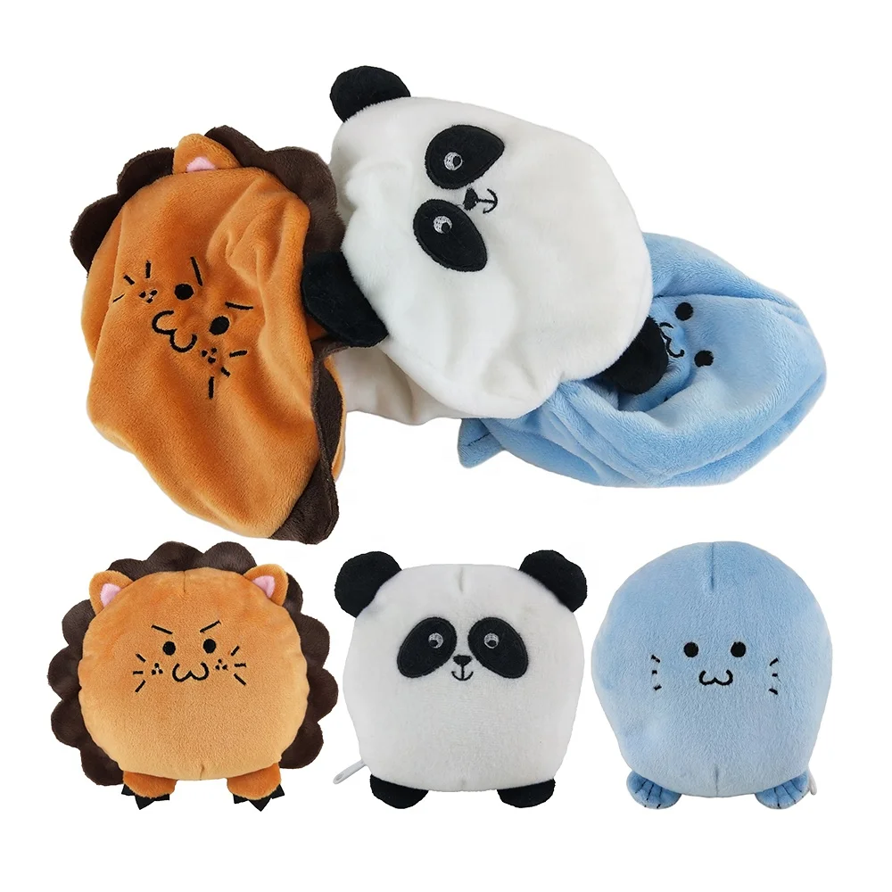 happy sad reversible plush