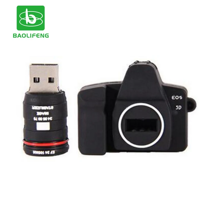 PVC cartoon camera usb flash drive 2gb 4gb 8gb 16gb 32gb camera usb memory stick pendrive - ANKUX.COM