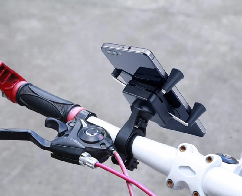 XMXCZKJ Bicycle mobile phone holder motorcycle electric car universal mobile phone mountain bike mobile phone holder