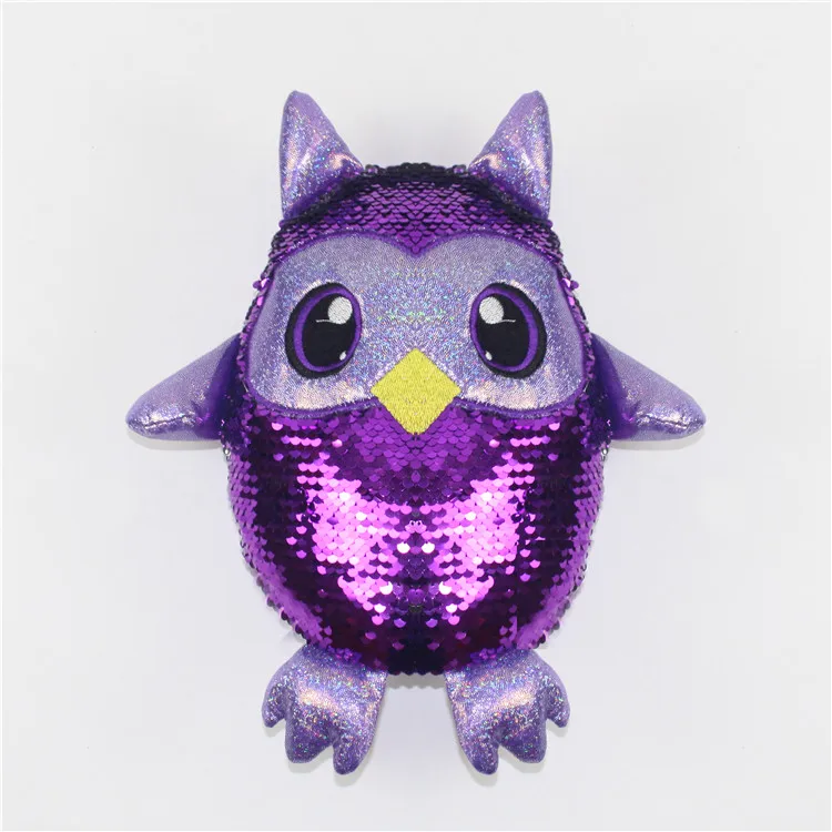 sequin cuddly toy