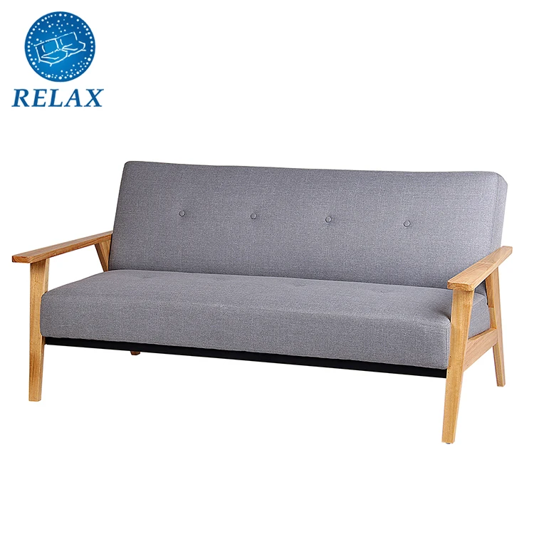 Simple Design Wooden Frame Sofa Set With Wooden Sofa Frame