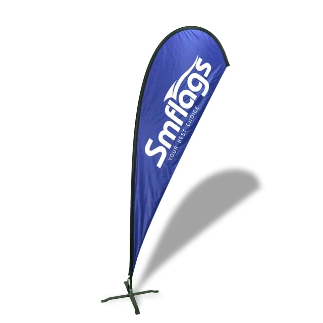 Eye Catching Cheap Custom Design Fiberglass Pole Teardrop Banner