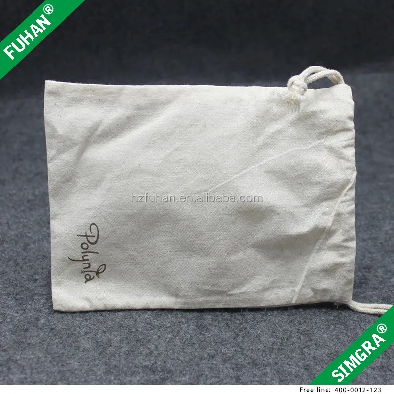 cotton canvas drawstring bags