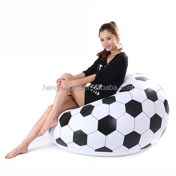 Comfortable Football Design Relax Inflatable Soccer Sofa Chair,Soccer