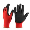 China custom made wholesale work gloves rubber coated
