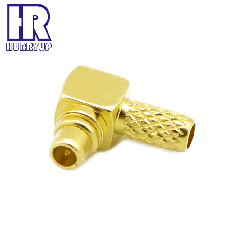 Mmcx Male Right Angel Connector For Rg174 Antenna Mmcx Connectors Buy