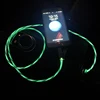 led flow usb cable 3 in1 for iPhone micro Android type- c custom fast charging 2.0 a 2.4 a 3.0 a 1m 1.5m 3ft 6ft 10ft oem logo