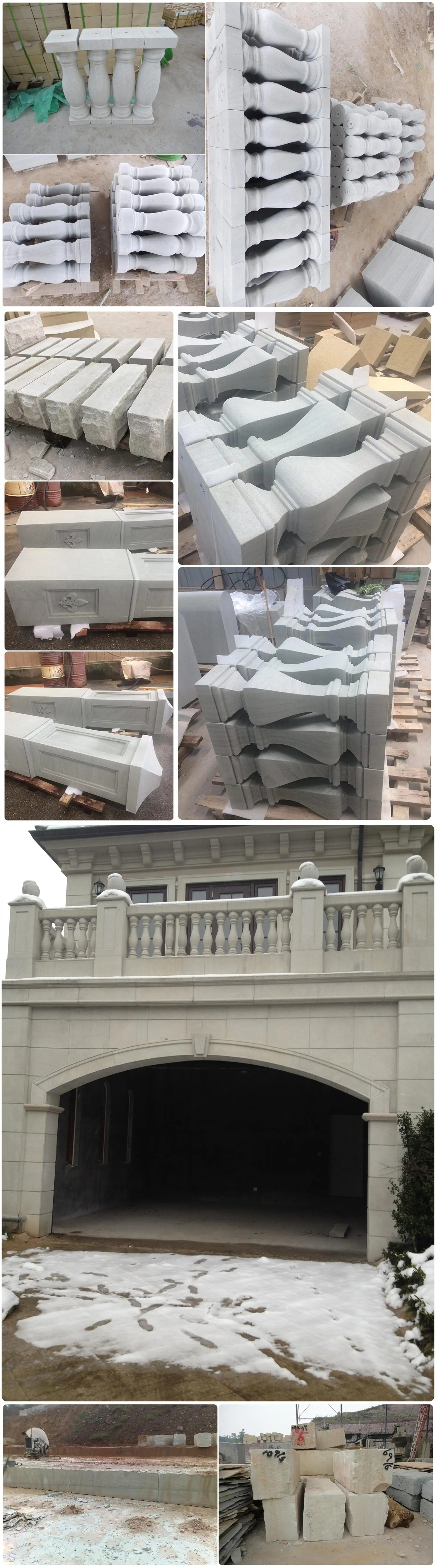 Manufacture Chinese White Sandstone Blocks for Paving Tiles