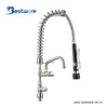 Jiangmen Hot Pop Up Spout Pre-rinse Unit Out Pull Deck Mount Commercial Kitchen Faucets