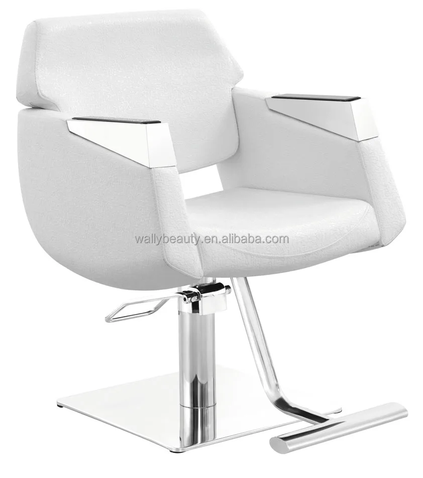 White Salon Chair With Aimrest In High Quality Buy Colored Salon