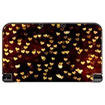 Lots of Hearts and Love Pattern New 3DS XL 2015 Vinyl Decal Sticker Skin by Moonlight Printing
