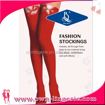 over the knee lace stockings