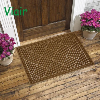 Fashion Polypropylene Fiber Entrance Indoor/outdoor Floor Mat Rubber