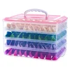 Plastic Storage Containers Fridge Food Container Rectangular Crisper Keep Food Fresh Kitchen Ware Set Glass lock Multi Use