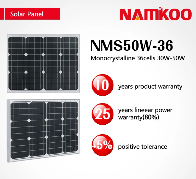 low price mini cells house light use 6 volt 50 watt solar panel