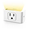 OEM ODM wifi smart plug with led night light work with amazon echo