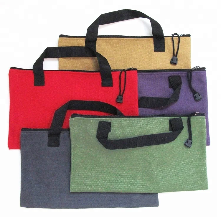 Wholesale Multi Purpose Canvas Zipper Small Tool Bag With Handles Buy