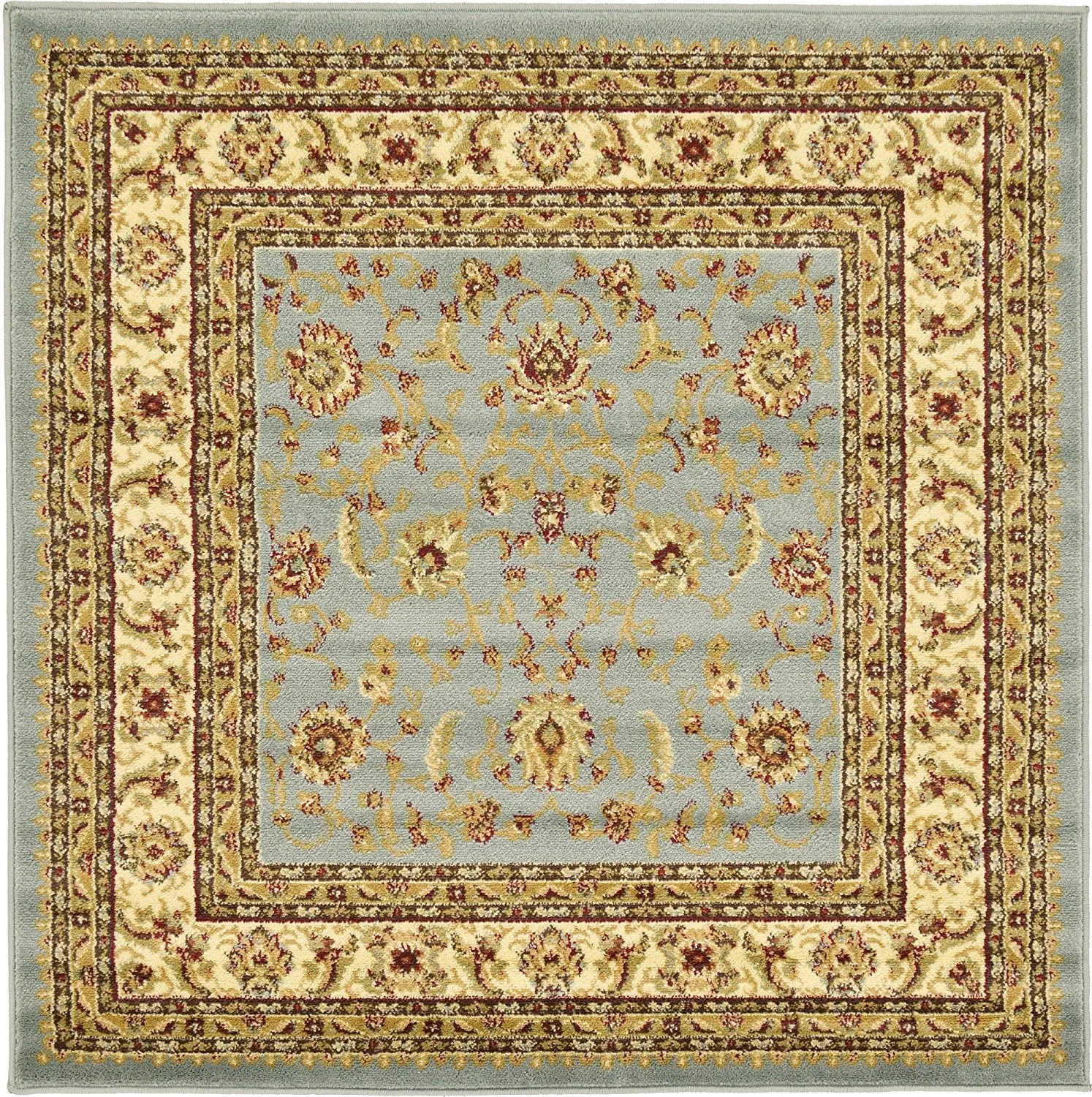Blue Square Rug Find Deals On Line At Alibaba Get Quotations Country Traditional 4 Feet 0 Inches Square Agra Light