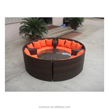 Circle Hand Sofa Chair New Design Rattan Without Backrest Circle Hand Sofa Chair New Design Rattan Without Backrest