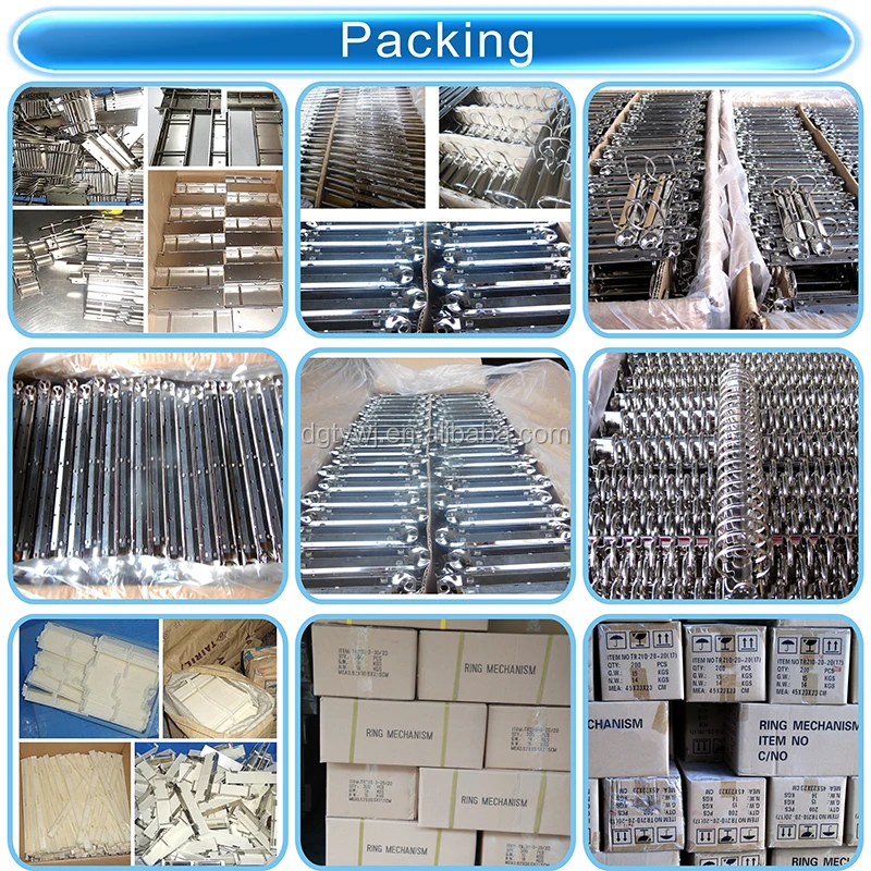 Metal D Shape 2 Ring Binder Mechanism With Plastic Compressor Bar Buy