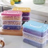 Low Price High Quality Food Grade Plastic Storage Container Boxes With Handle Large-capacity Freshness Preservation Biodegradabl