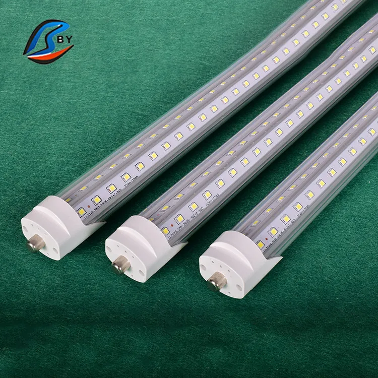 CE Rohs listed 86-265v/ac 2400mm Led Tube Light Fa8 Single Pin T8 Led Tube