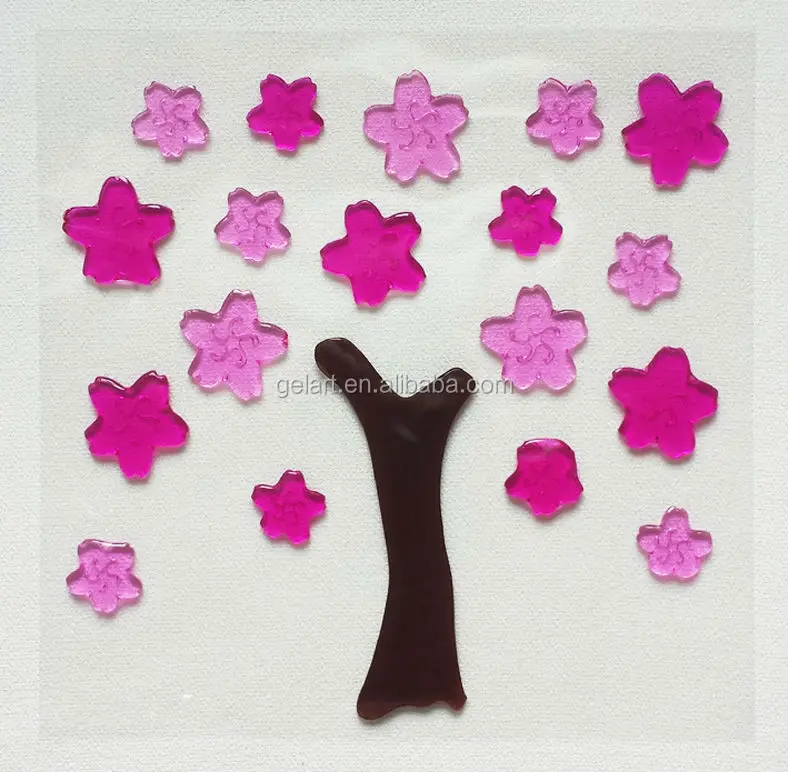 Drinking Glass Sticker Jelly Windows Stickers Japan Gel Clings