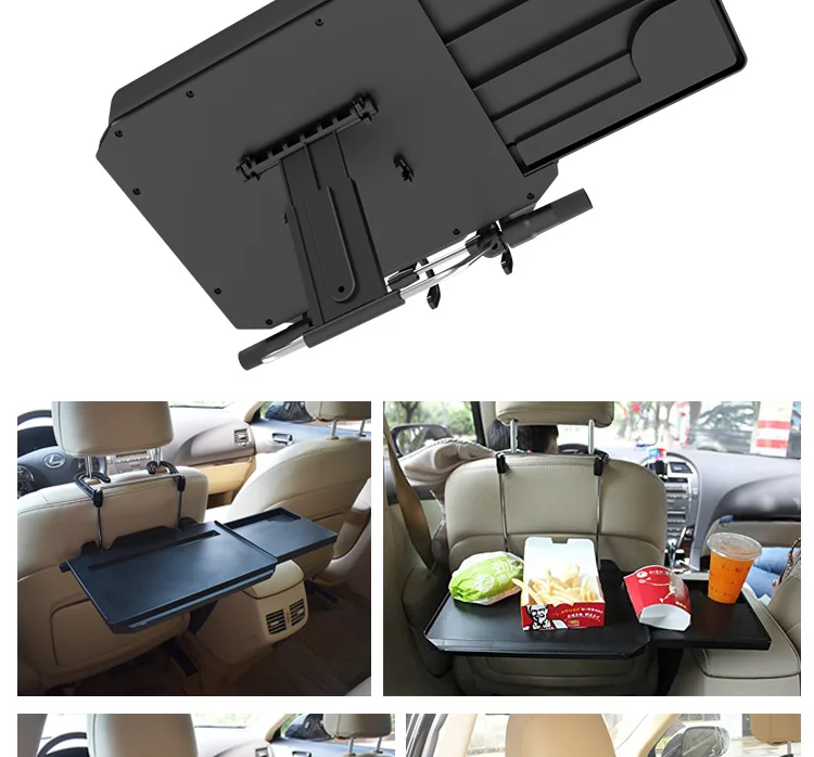 Multifunctional Portable Car Steering Wheel Seat Back Mount Laptop