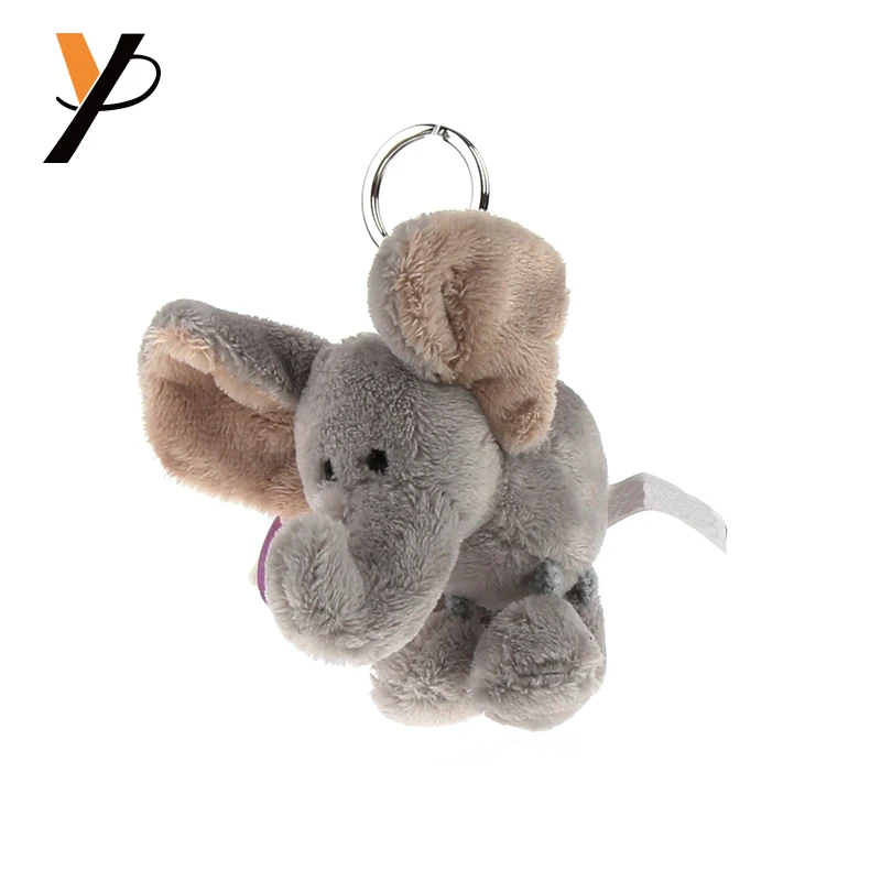 plush elephant keychain