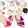 10 Colors Baby Flower Barefoot Sandals Baby Sandals