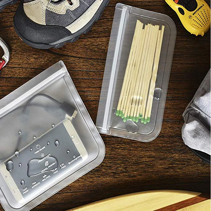 Good quality transparent ziplock PEVA zipper storage pouch toy gift bags