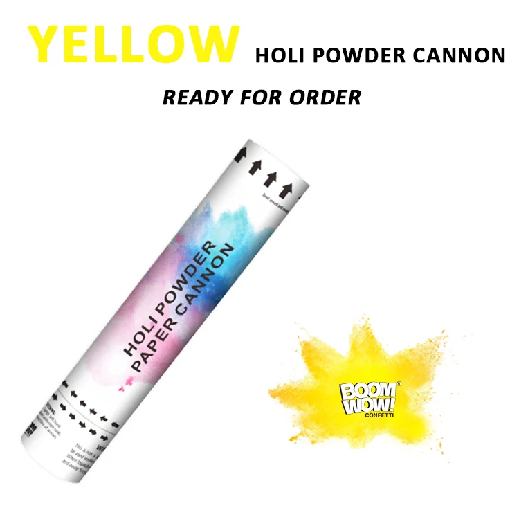 Boomwow Vibrant Colorful Holi Powder Popper Perfect for Marathon Races Color Run Holi Color Party Charity Events