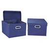 best selling high quality colorful material storage box collapsible waterproof storage basket organization bin with lid