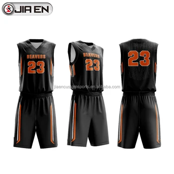 Latest Basketball Jersey Black And Red Custom Design Japan Fashionable ...