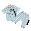 Newborn Baby boys sets infant short sleeve boys clothes Baby Clothing kids body suit T Shirt + Pants Clothes sets
