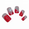 Artificial Professional French Korea Natural Wedding 3D Tip Nail