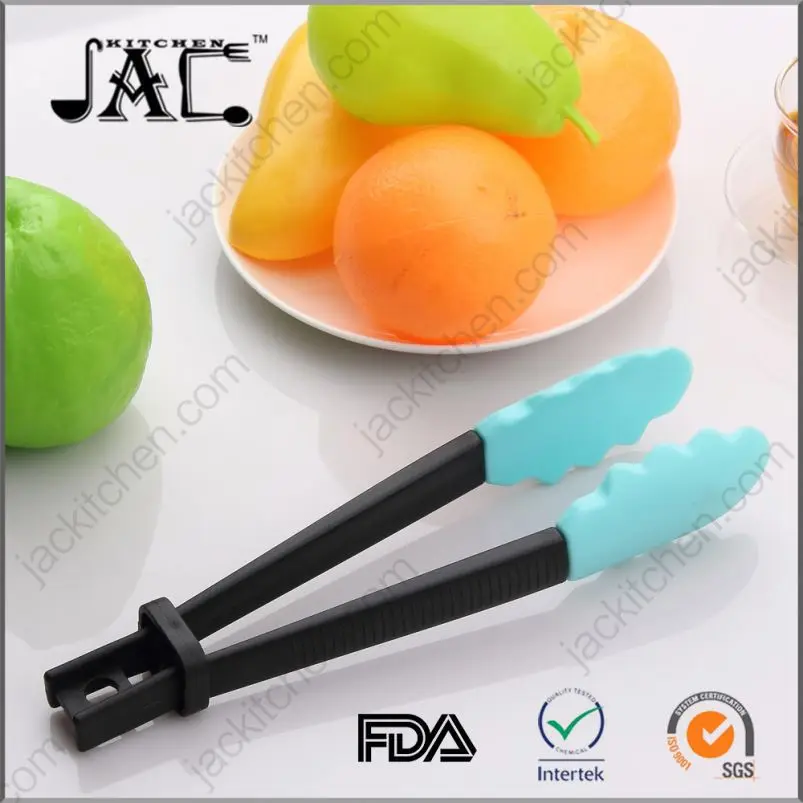 Soft Stainless Steel Pp Nylon Pastry Tongs