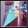 precut 36mm thick glass kitchen serving counter