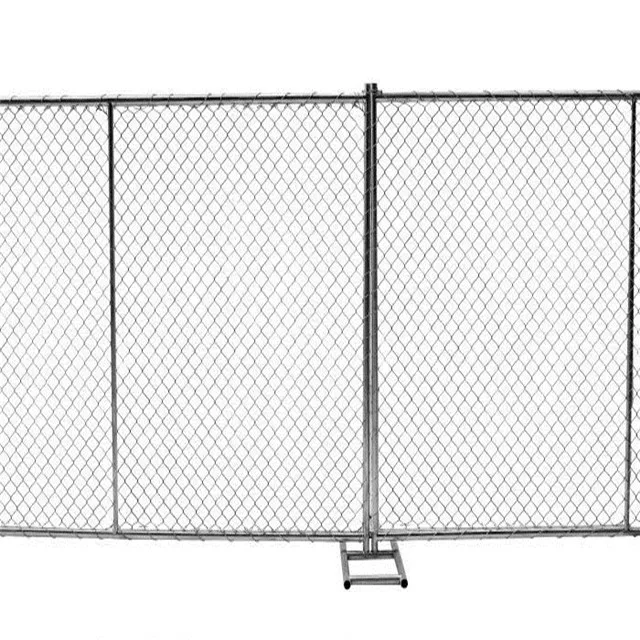 6' Height X 12 ' Width Temporary Chain Link Fence For Construction ...