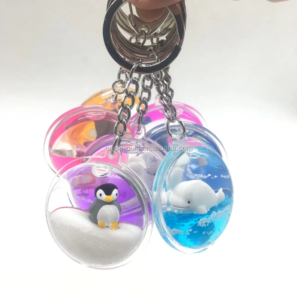 Acrylic Promotion Gift Aqua Floating Keychain Aqua Keyring Buy Custom