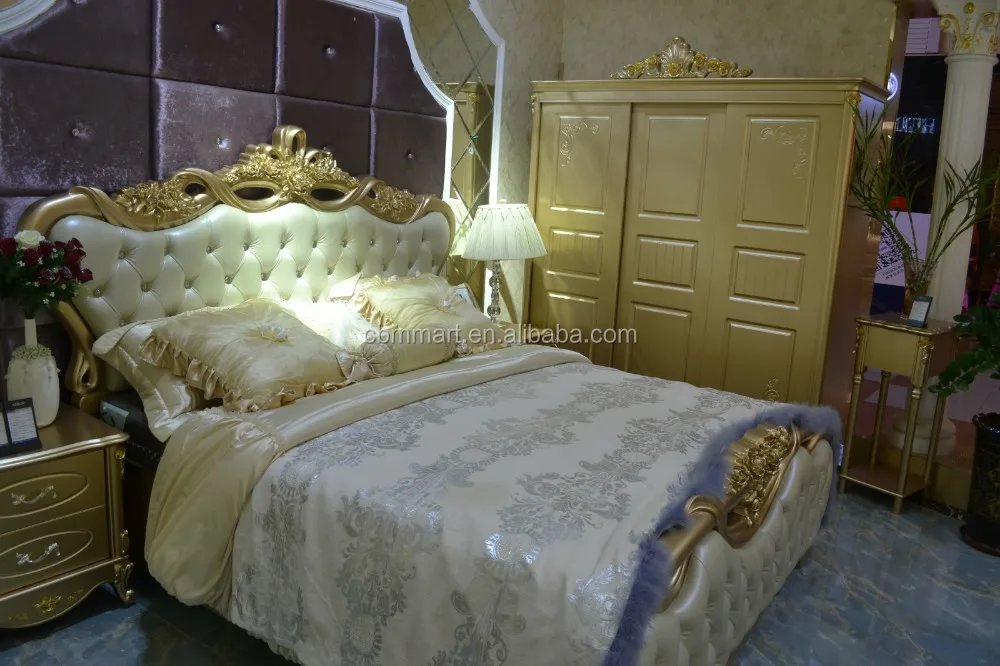 Luxury European style king size bed 0409-312