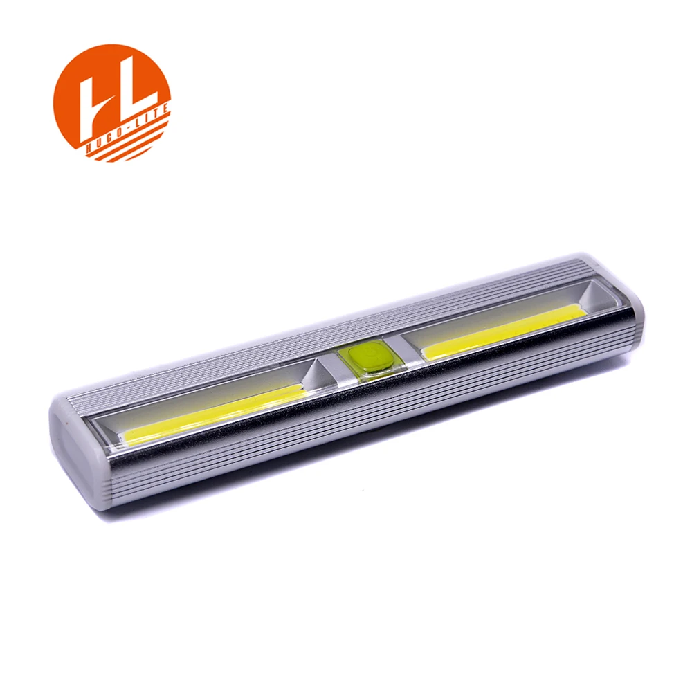Multi-function Best Quality Sticker Aluminium 3W COB Plastic LED Cover Under Cabinet Light