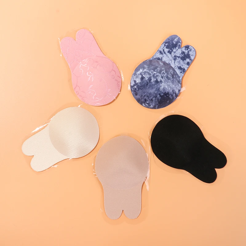 2022 New Rabbit Adhesive Bra Rabbit Shape Pasty Pasties Cute Nipple