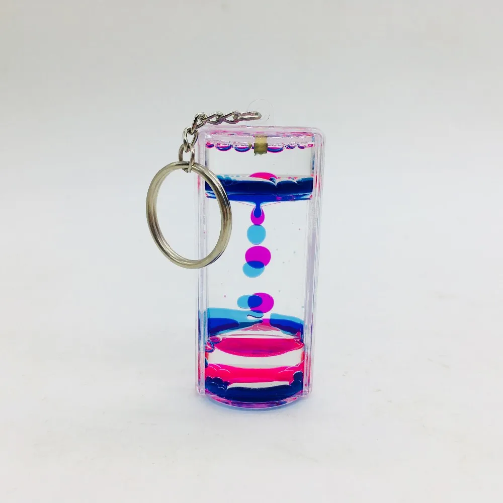Floating Keychain With 3d Floater Purse Shape Wholesale Custombglitter Liquid Oil Water Keyring
