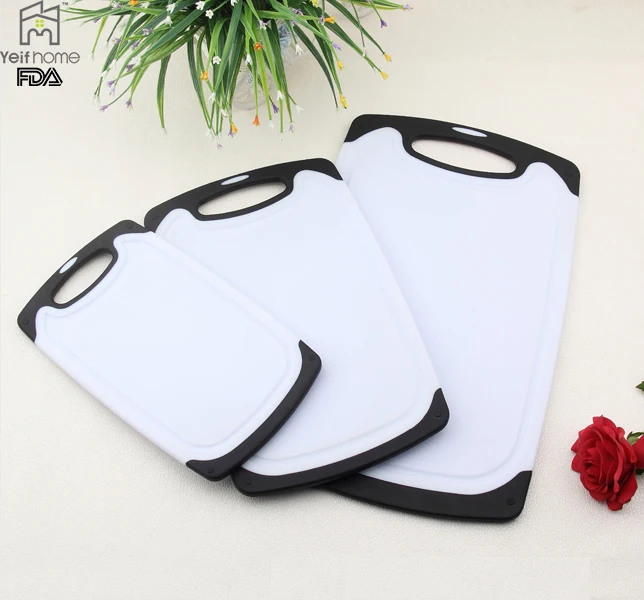 Bulk Practical Beautiful Shaped Plastic Cutting Board