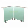 Outdoor Swimming Pool Frameless Glass Fence Glass Square Shape Spigot Railing