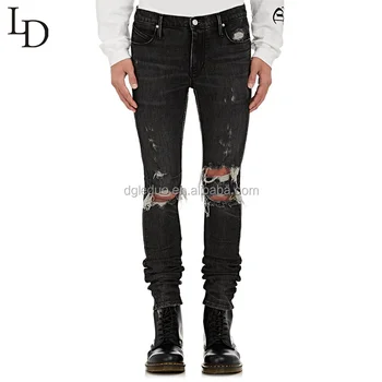 New Style Wholesale Black Boys Pants Skinny Men Ripped Jeans Buy Zerrissene Jeans Neuen Stil Jungen Hosen Jeans Rohrenjeans Manner Product On Alibaba Com