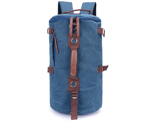 Large Capacity Canvas Travel Backpack Camping Bag - Buy Canvas Backpack ...