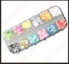 Artificial Fingernails nail art design nail art fabric shapes AGE542